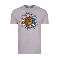 Vintage Zinc sunflower front Vintage Tee - AdoDesignShop