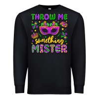 Black throw me something mister Premium Sweatshirt - LillyAllenDesigns
