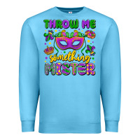 Ocean Blue throw me something mister Premium Sweatshirt - LillyAllenDesigns