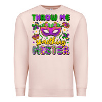 Pale Pink throw me something mister Premium Sweatshirt - LillyAllenDesigns