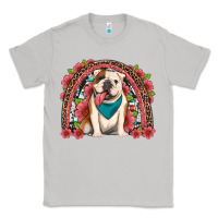 Moon Dust english bulldog floral rainbow Classic Tee - Artiststas