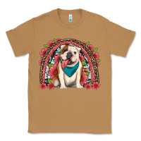 Toasted Coconut english bulldog floral rainbow Classic Tee - Artiststas