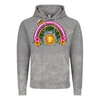Cloud Rock summer sun rainbow Vintage Hoodie - HRA Design Shop