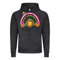 Vintage Black summer sun rainbow Vintage Hoodie - HRA Design Shop