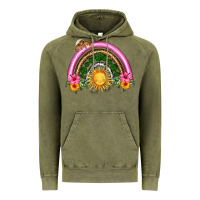 Vintage Olive summer sun rainbow Vintage Hoodie - HRA Design Shop