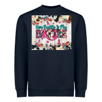 Navy her battle is my battle Heavyweight Sweatshirt - JahusDesignShop