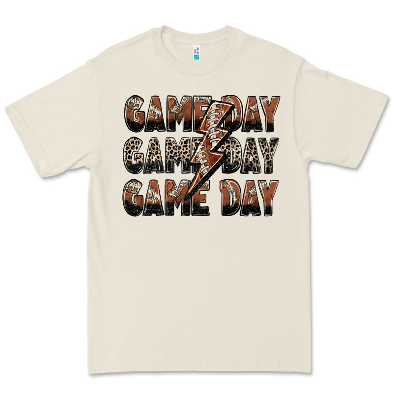Game Day Game Day Football Lightning Bolt Premium Tee by Zillion Design Studio | Teevron