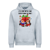 Heather Grey its fine were fine everything is fine Urban Hoodie - CowGirlArtShop