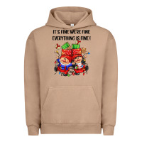 Pigment Burro its fine were fine everything is fine Urban Hoodie - CowGirlArtShop