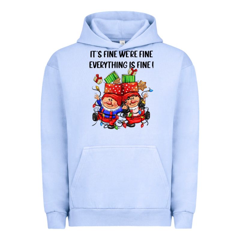 Its Fine Were Fine Everything Is Fine Urban Hoodie by CowGirlArtShop | Teevron