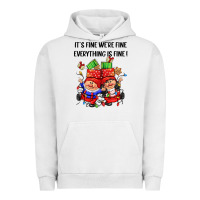 Pigment Lunar Rock its fine were fine everything is fine Urban Hoodie - CowGirlArtShop