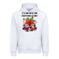 White its fine were fine everything is fine Urban Hoodie - CowGirlArtShop