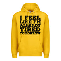 Lemon I Feel Like I m Already Tired Tomorrow Premium Hoodie - Bettercallsaul