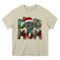 Mossy Christmas French Bulldog Mom Heavy Core Tee - RanaPortraitStore