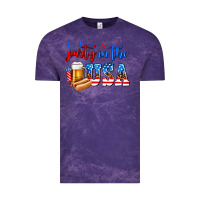 Cloud Purple party in the usa Vintage Tee - AdoDesignShop