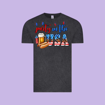 Party In The Usa Vintage Tee Designed By Adodesignshop