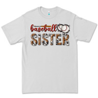 Dove Grey baseball sister with leopard Premium Tee - texasbilliewilder