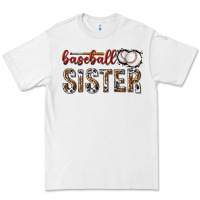White baseball sister with leopard Premium Tee - texasbilliewilder