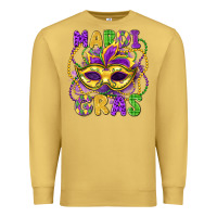 Antique Gold mardi gras mask Premium Sweatshirt - LillyAllenDesigns