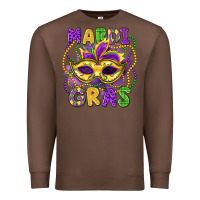 Chestnut mardi gras mask Premium Sweatshirt - LillyAllenDesigns