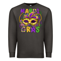 Smoke mardi gras mask Premium Sweatshirt - LillyAllenDesigns