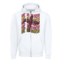 White he is risen Zipper Hoodie - MaliasSmallBusiness