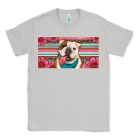 Moon Dust english bulldog floral license plate Classic Tee - Artiststas