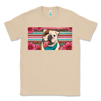 Mushroom english bulldog floral license plate Classic Tee - Artiststas