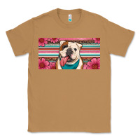 Toasted Coconut english bulldog floral license plate Classic Tee - Artiststas