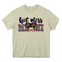 Mossy mess mini messy bun Heavy Core Tee - Zillion Design Studio