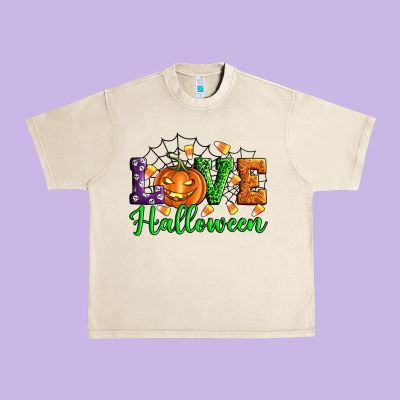 Love Halloween Urban Heavy Tee Designed By Artiststas