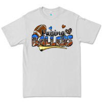 Dove Grey raising ballers football Premium Tee - Zillion Design Studio