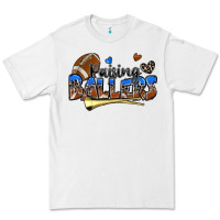 White raising ballers football Premium Tee - Zillion Design Studio