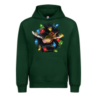 Forest Green christmas black angus gnome Urban Hoodie - CowGirlArtShop