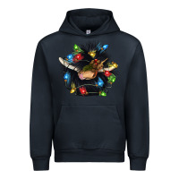 Navy christmas black angus gnome Urban Hoodie - CowGirlArtShop