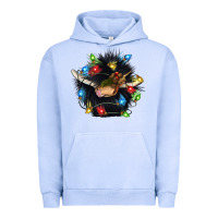 Pigment Grape Ice christmas black angus gnome Urban Hoodie - CowGirlArtShop
