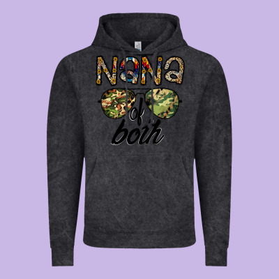 Nana Of Both Vintage Hoodie Designed By Cowhidedigitalart
