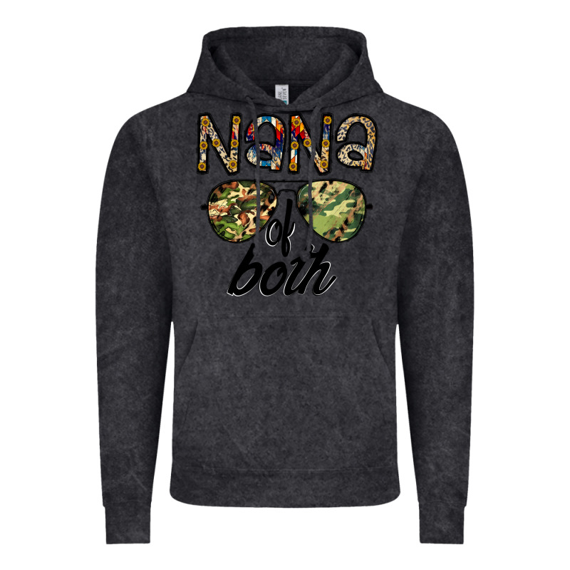 Nana Of Both Vintage Hoodie by CowhideDigitalArt | Teevron