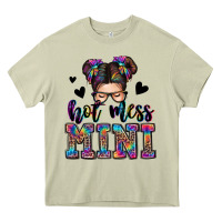 Mossy mess mini messy bun Heavy Core Tee - Zillion Design Studio