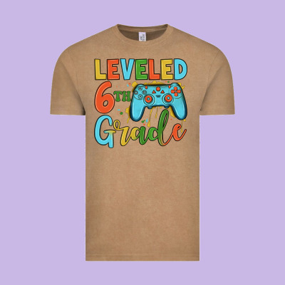 Leveled 6th Grade Vintage Tee Designed By Jahusdesignshop
