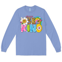Colony Blue always be kind Long Sleeve Tee - NancyCooperArtShop