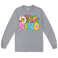 Heather Grey always be kind Long Sleeve Tee - NancyCooperArtShop