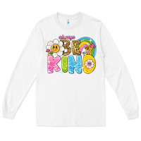 White always be kind Long Sleeve Tee - NancyCooperArtShop