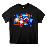 Black american flag gnomes truck sunflowers star leopard Heavy Core Tee - Artiststas