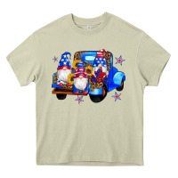 Mossy american flag gnomes truck sunflowers star leopard Heavy Core Tee - Artiststas