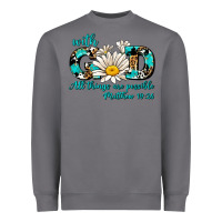 Storm with god all things are possible daisy Heavyweight Sweatshirt - AdoDesignShop