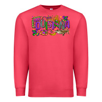 Cardinal louisiana mardi gras Premium Sweatshirt - LillyAllenDesigns