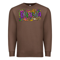 Chestnut louisiana mardi gras Premium Sweatshirt - LillyAllenDesigns