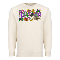 Sandshell louisiana mardi gras Premium Sweatshirt - LillyAllenDesigns