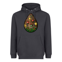 Smoke christmas  teardrop Heavyweight Hoodie - BundleAndBundleShop